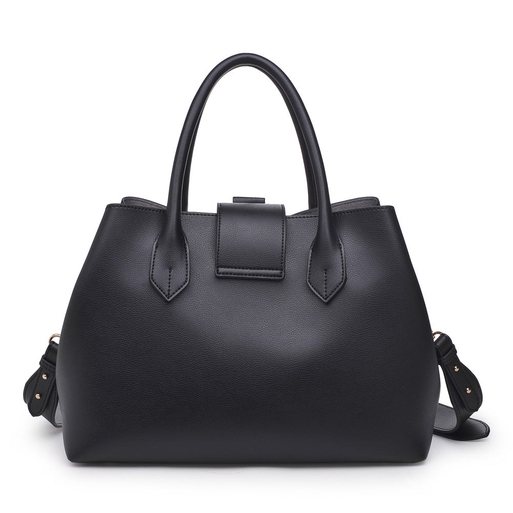 Product Image of Moda Luxe Bianca Satchel 842017116776 View 3 | Black
