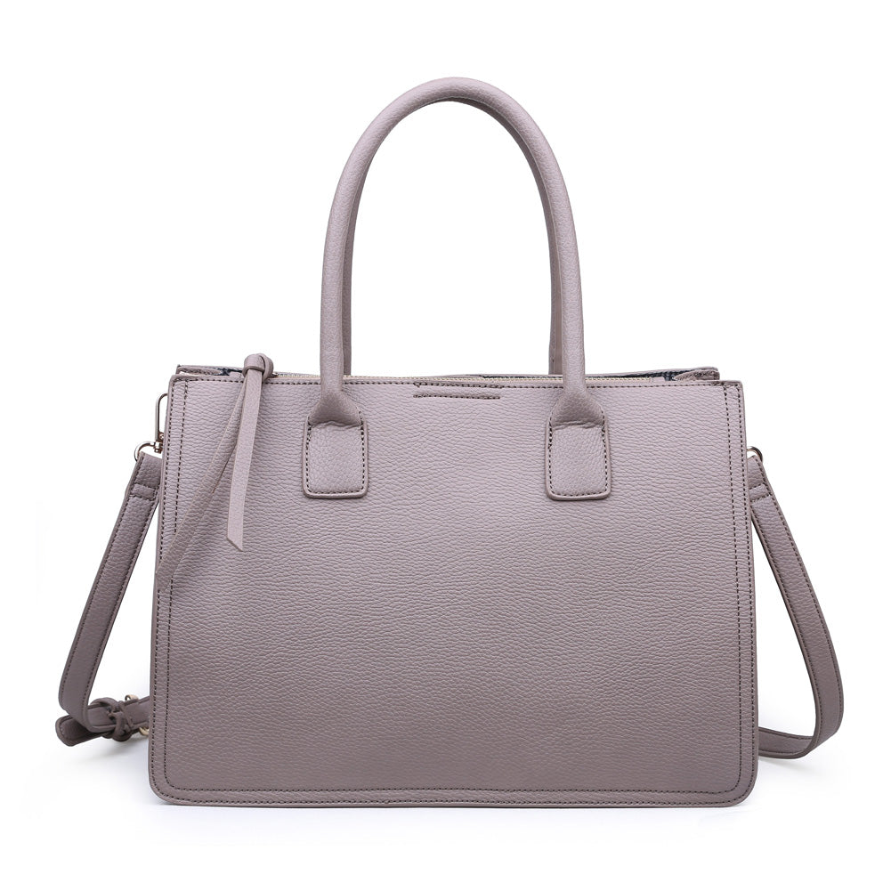 Product Image of Moda Luxe Amanda Satchel 842017116363 View 1 | Mushroom