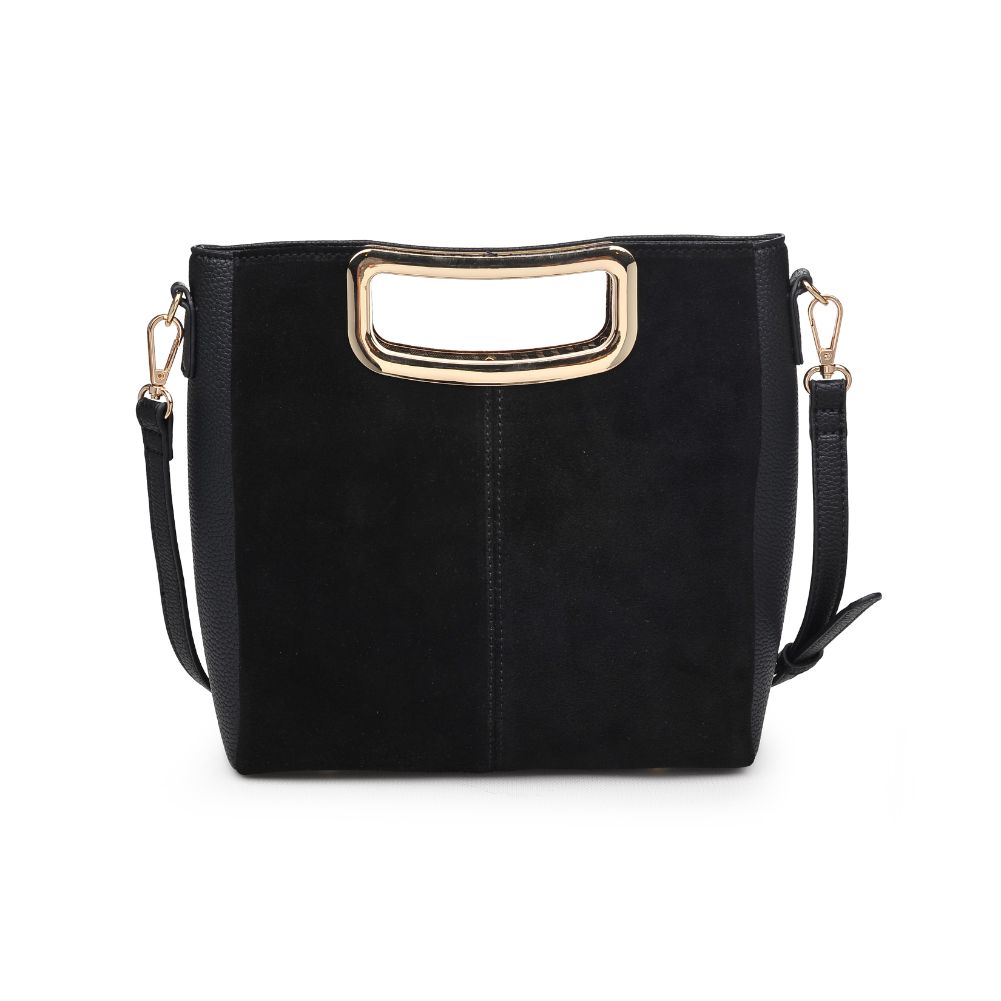 Woman wearing Black Moda Luxe Brielle Crossbody 842017123002 View 5 | Black