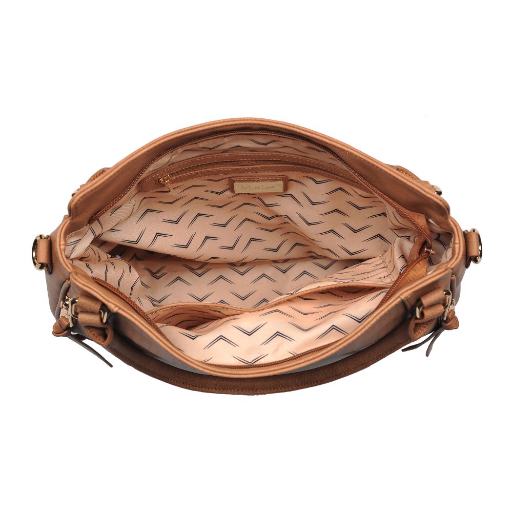 Product Image of Moda Luxe Angelica Satchel 842017123880 View 4 | Tan
