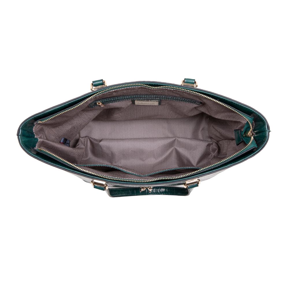 Product Image of Moda Luxe Adelina Tote 842017126058 View 4 | Emerald
