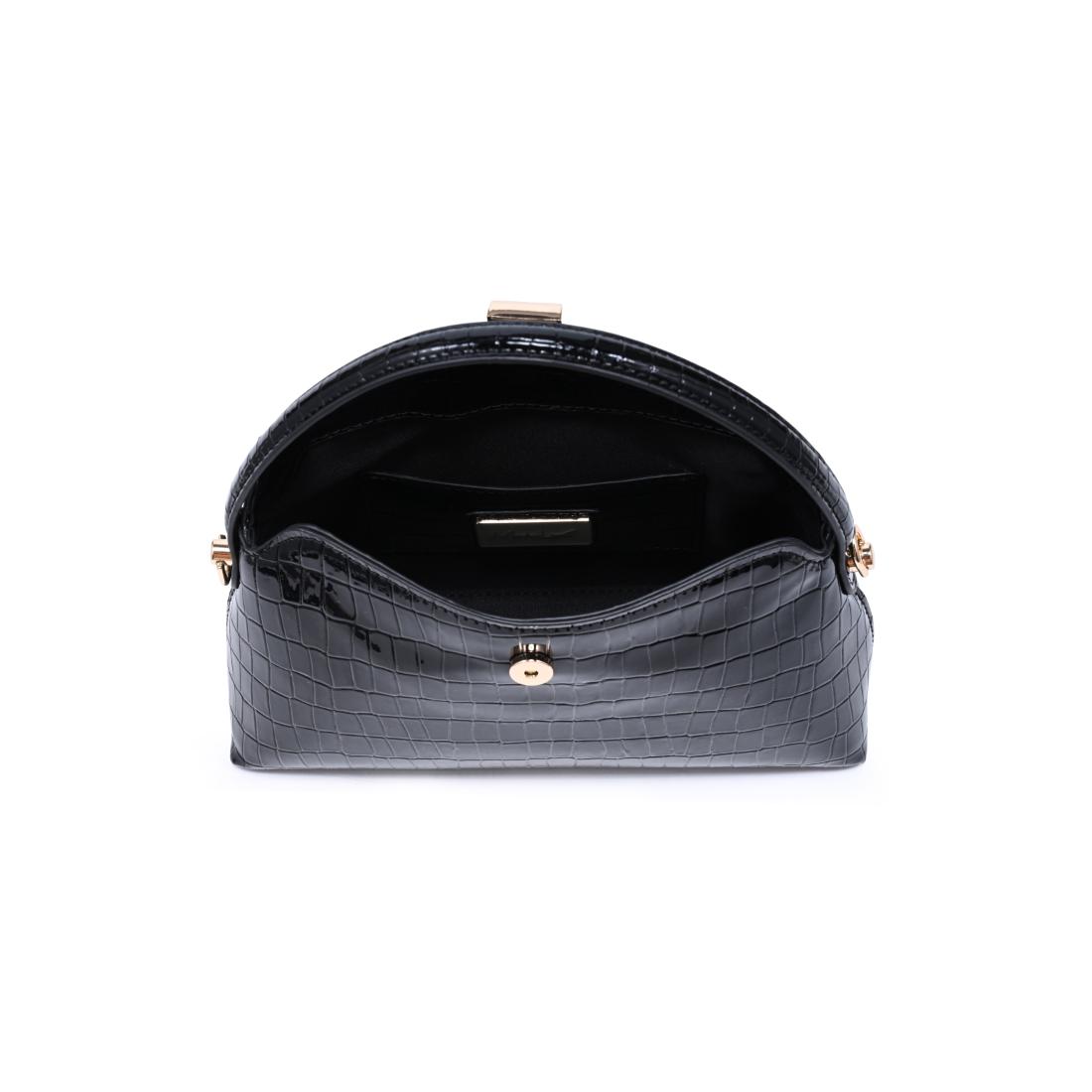 Moda Luxe Katerina - Croco Crossbody 842017143154 View 4 | Black