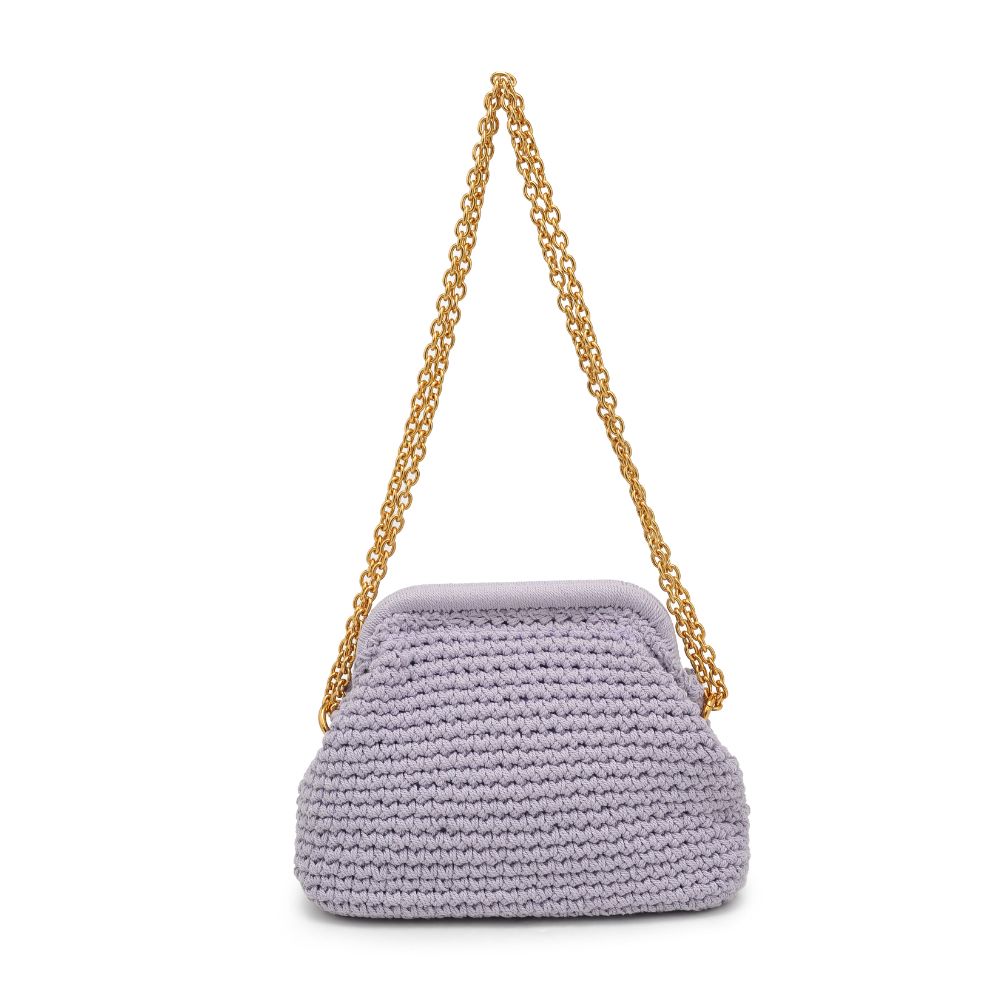 Woman wearing Lilac Moda Luxe Christabel Crossbody 842017131090 View 5 | Lilac