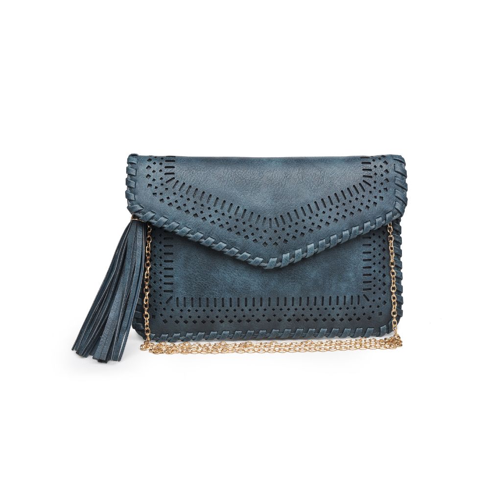 Product Image of Moda Luxe Daisy Clutch 842017122227 View 5 | Emerald