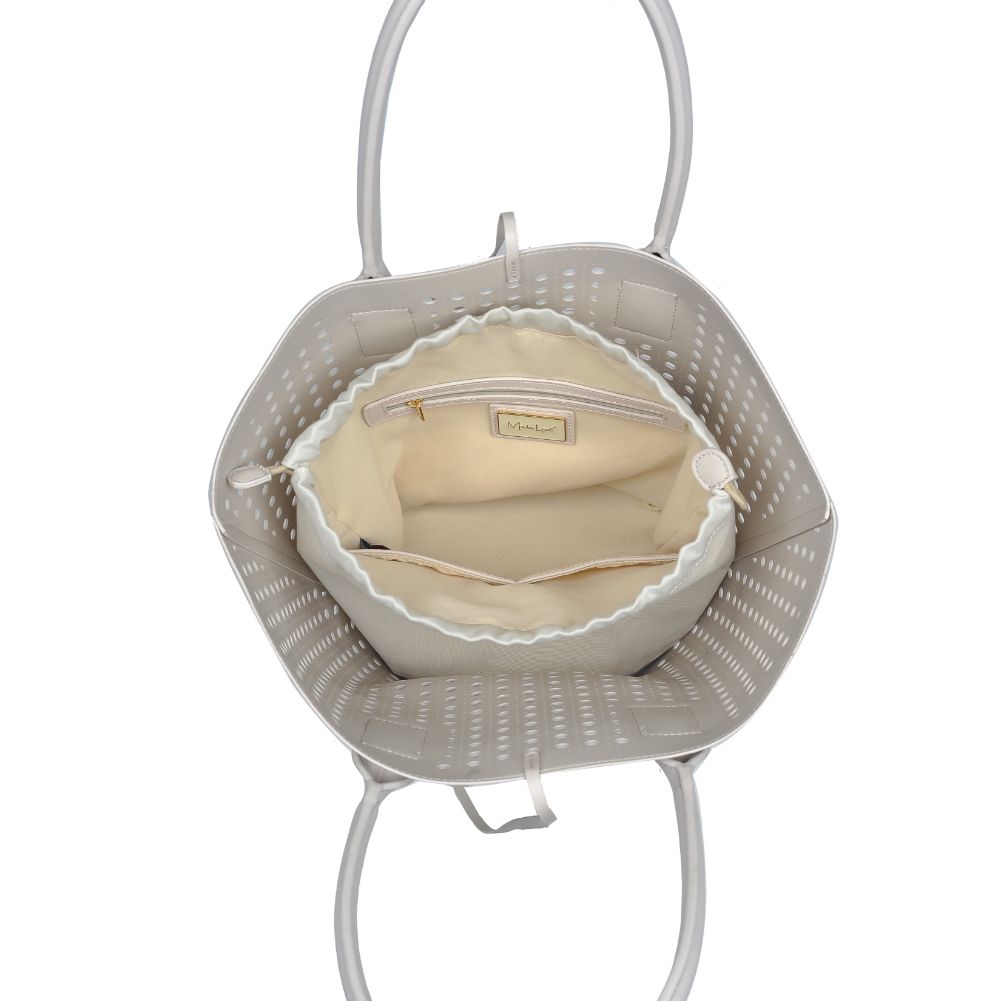 Product Image of Moda Luxe Palmas Tote 842017123767 View 8 | Ivory