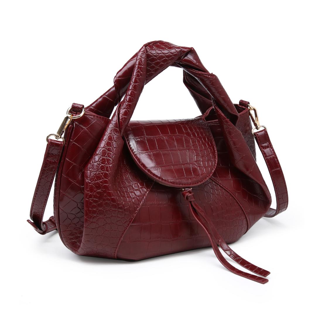 Moda Luxe Amaya Satchel 842017142553 View 6 | Burgundy