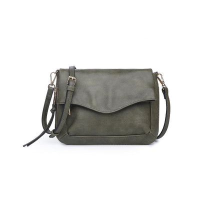 Product Image of Moda Luxe Easy Foldover Crossbody 842017109839 View 1 | Olive