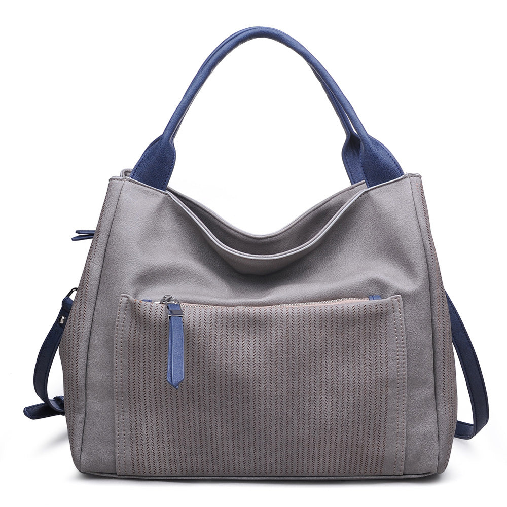 Product Image of Moda Luxe Mika Satchel 842017105671 View 1 | Grey