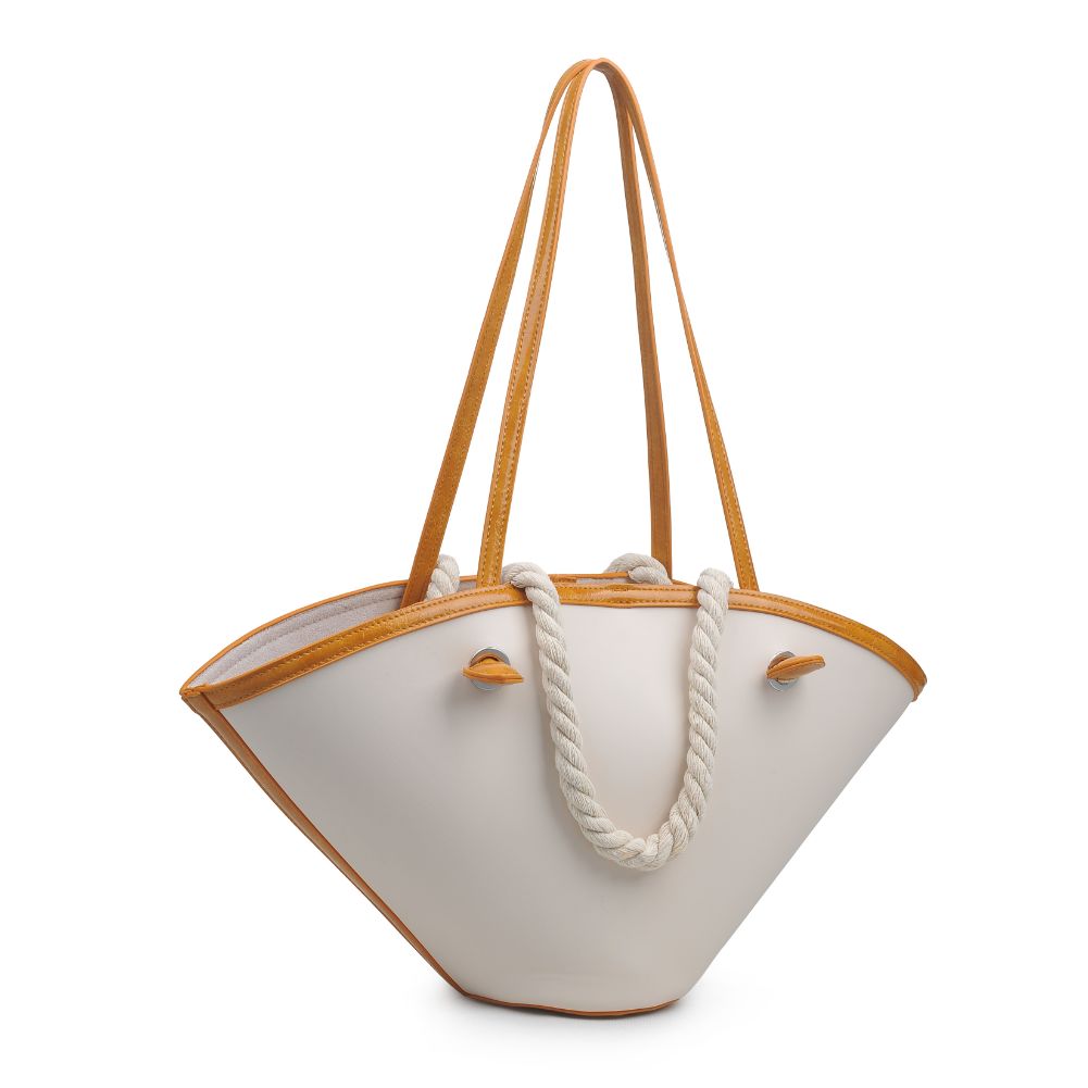 Product Image of Moda Luxe Milos Tote 842017123781 View 2 | Mustard