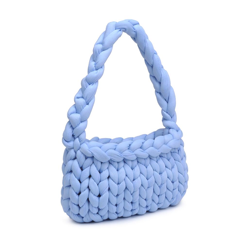 Woman wearing Sky Blue Moda Luxe Trendelle Hobo 842017134978 View 6 | Sky Blue