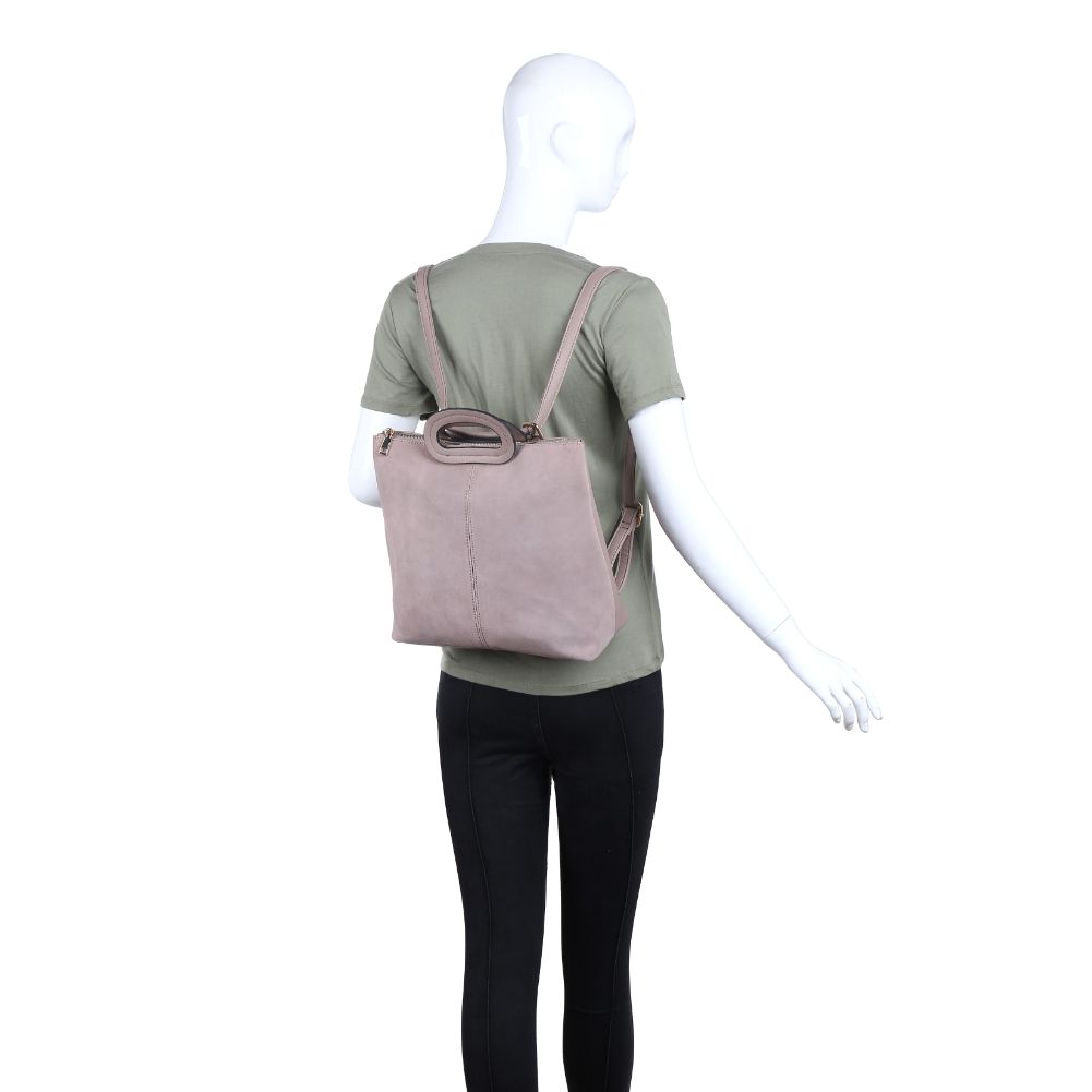 Product Image of Moda Luxe Brooklyn Backpack 842017121190 View 5 | Mushroom
