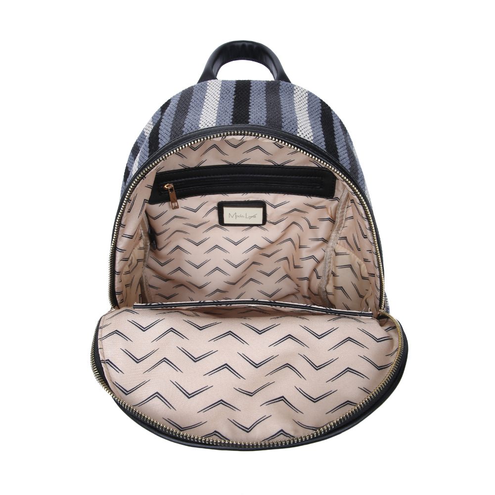 Product Image of Moda Luxe Trent Backpack 842017124436 View 8 | Black