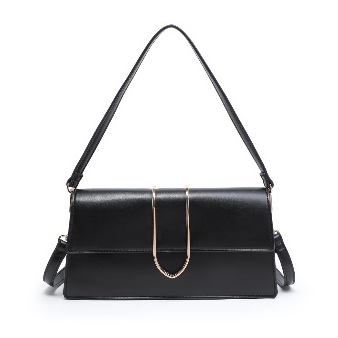 Moda Luxe Violet - Metal Accent Crossbody 842017144403 View 1 | Black