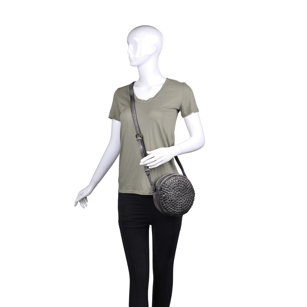 Product Image of Moda Luxe Saint Crossbody 842017117568 View 5 | Grey