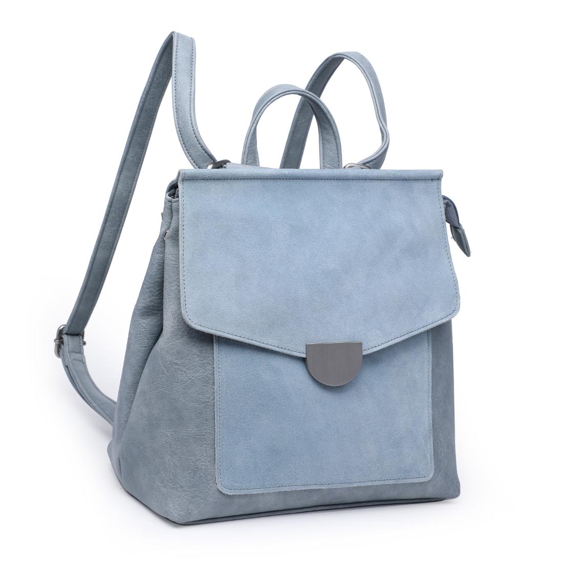 Product Image of Moda Luxe Lynn Backpack 842017139867 View 6 | Light Blue