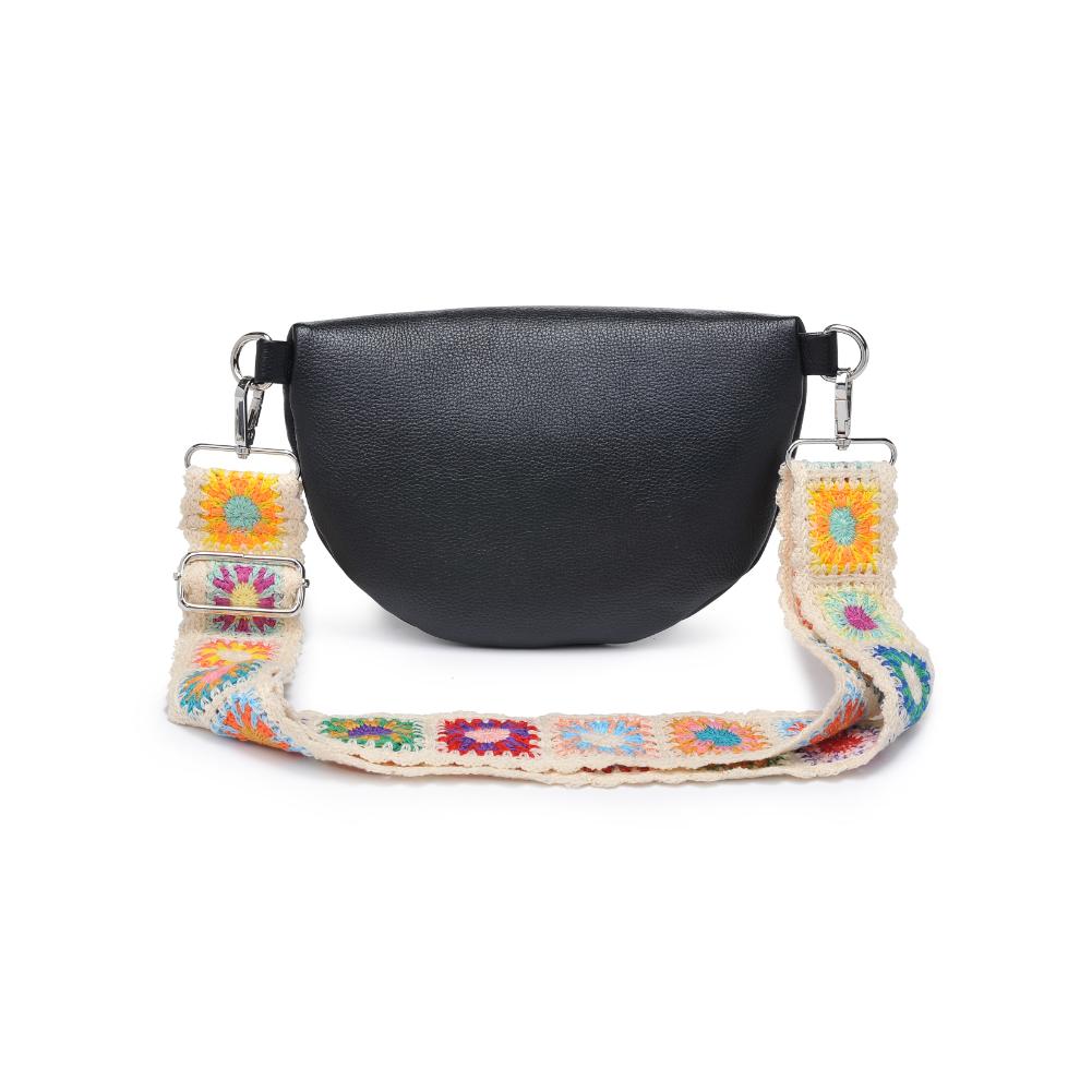 Woman wearing Black Moda Luxe Stylette Belt Bag 842017134763 View 7 | Black