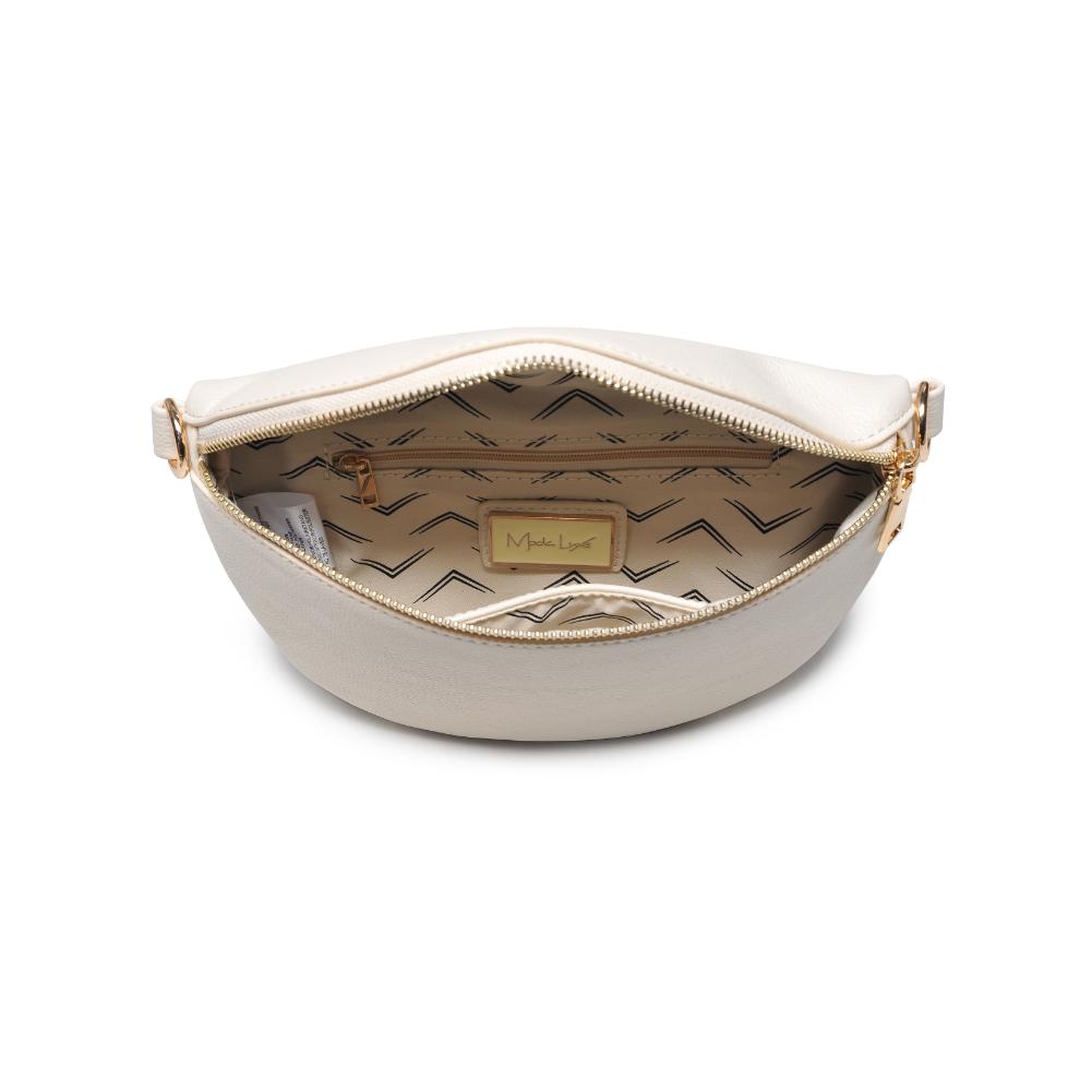 Product Image of Moda Luxe Stylette Belt Bag 842017134770 View 8 | Ivory
