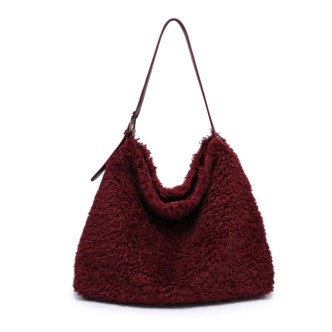 Moda Luxe Neve Sherpa Tote 842017142447 View 5 | Burgundy