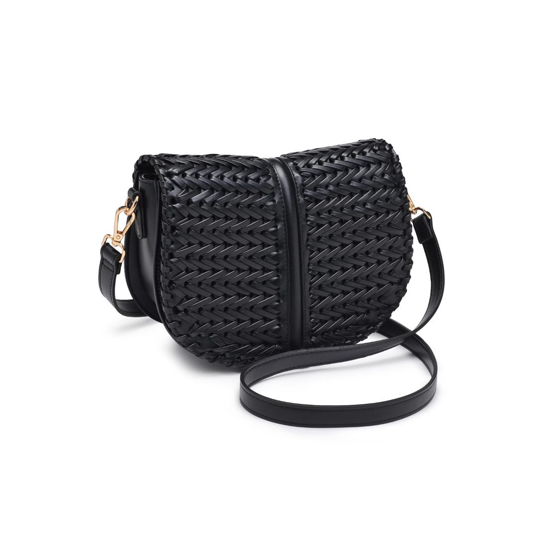 Woman wearing Black Moda Luxe Cecillia Crossbody 842017137689 View 6 | Black