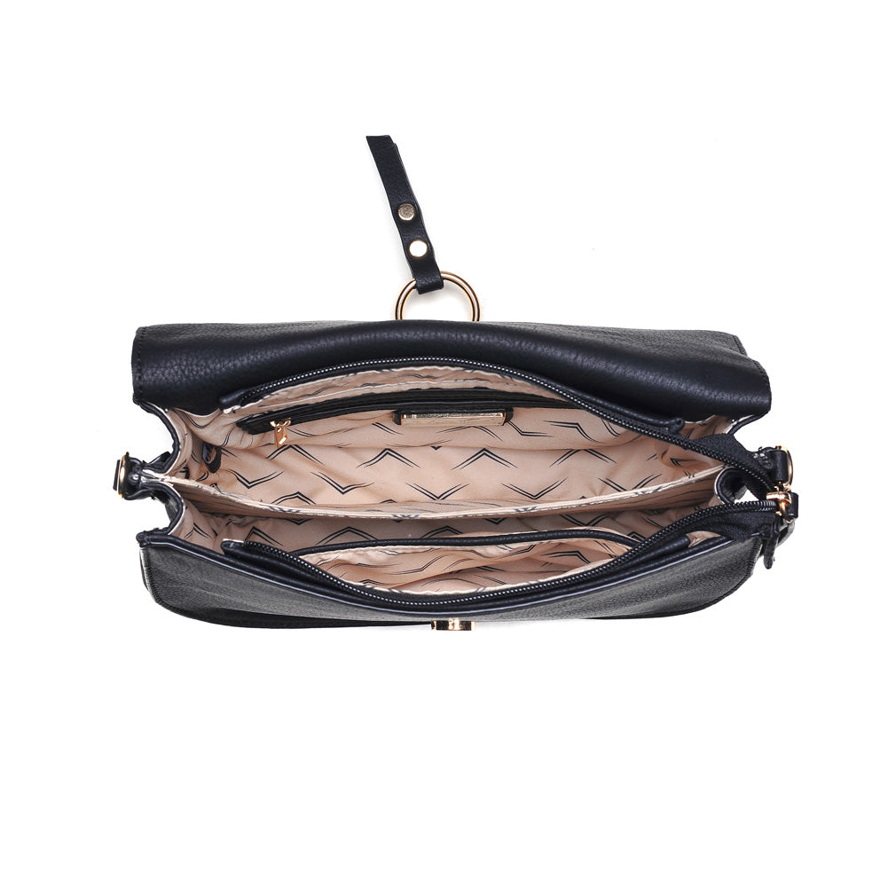 Product Image of Moda Luxe Ophelia Crossbody 842017107477 View 4 | Black