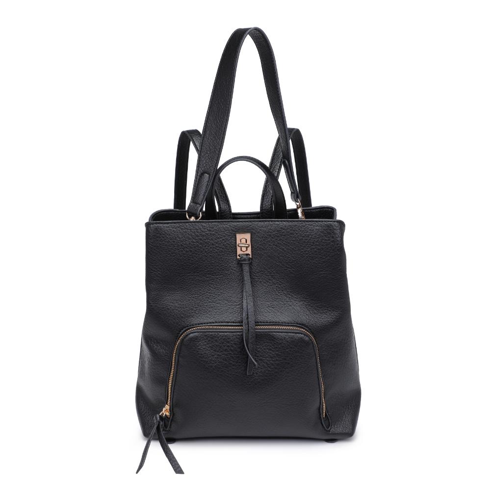Product Image of Moda Luxe Genevieve Backpack 842017136071 View 5 | Black