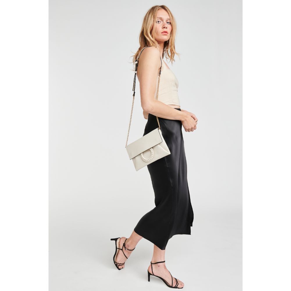Woman wearing Cream Moda Luxe Harper Crossbody 842017124610 View 2 | Cream