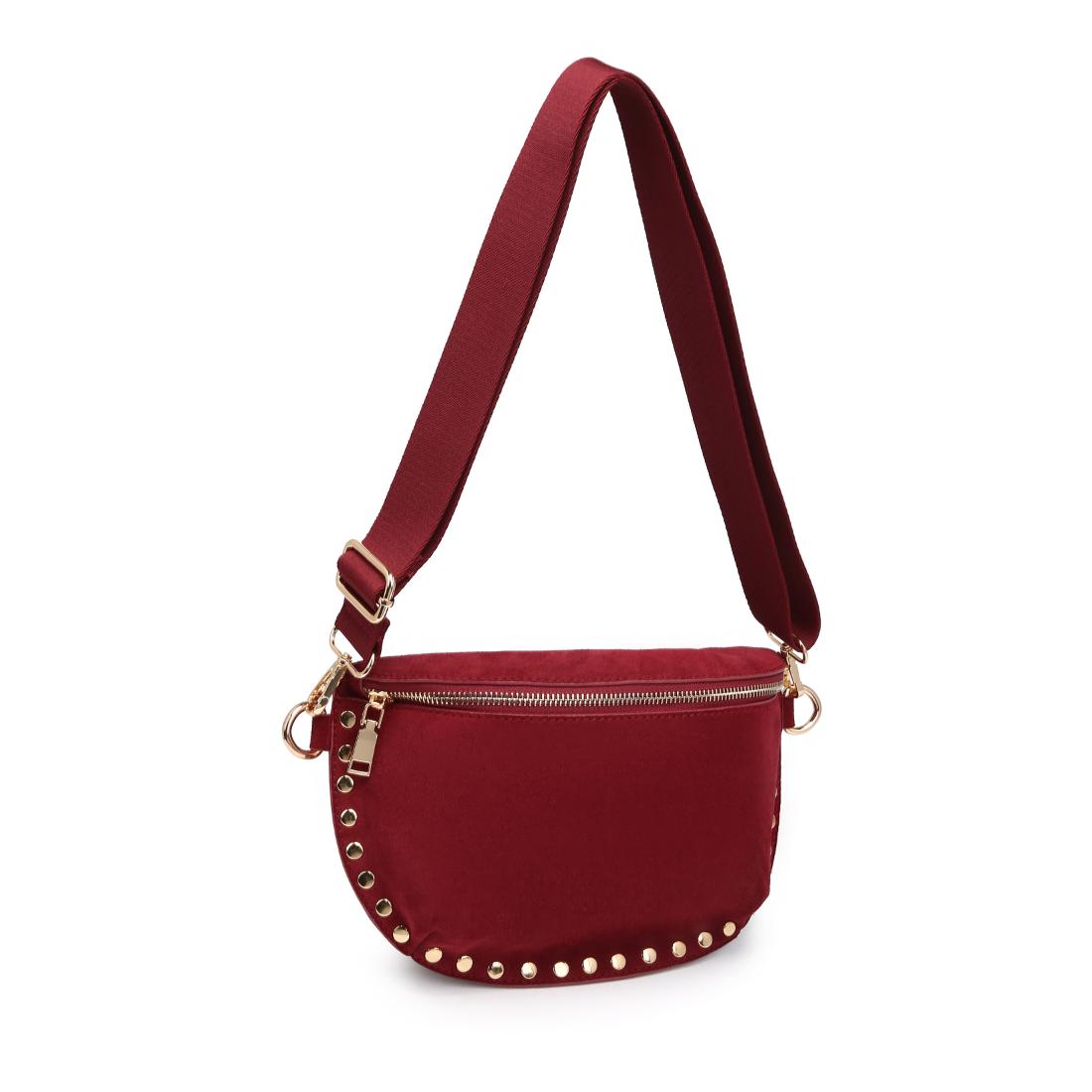 Product Image of Moda Luxe Gizelle-Suede Belt Bag 842017139683 View 6 | Wine