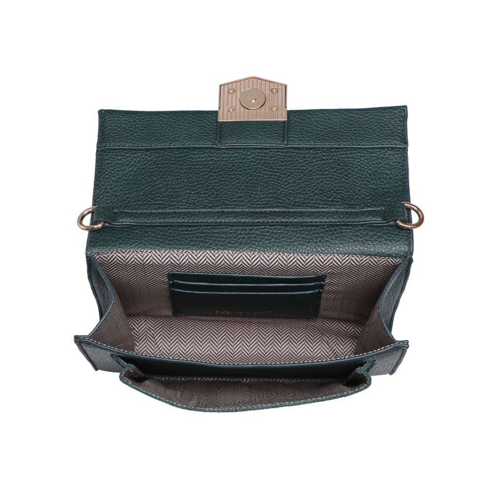 Woman wearing Emerald Moda Luxe Hazel Crossbody 842017130802 View 9 | Emerald