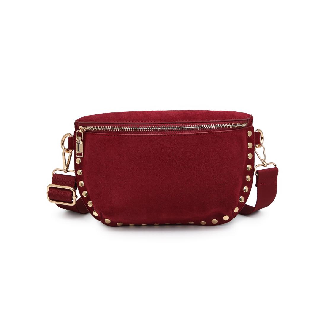 Product Image of Moda Luxe Gizelle-Suede Belt Bag 842017139683 View 5 | Wine