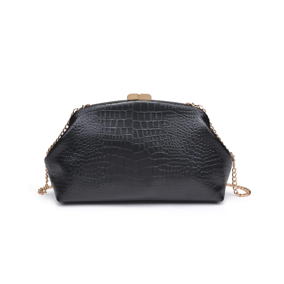 Product Image of Moda Luxe Camille Clutch 842017139164 View 5 | Black