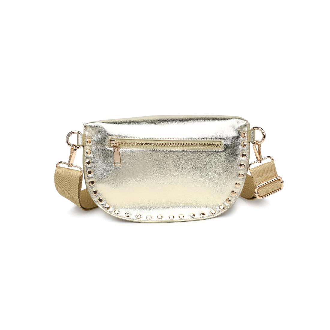 Product Image of Moda Luxe Gizelle - Metallic Belt Bag 842017141495 View 3 | Gold