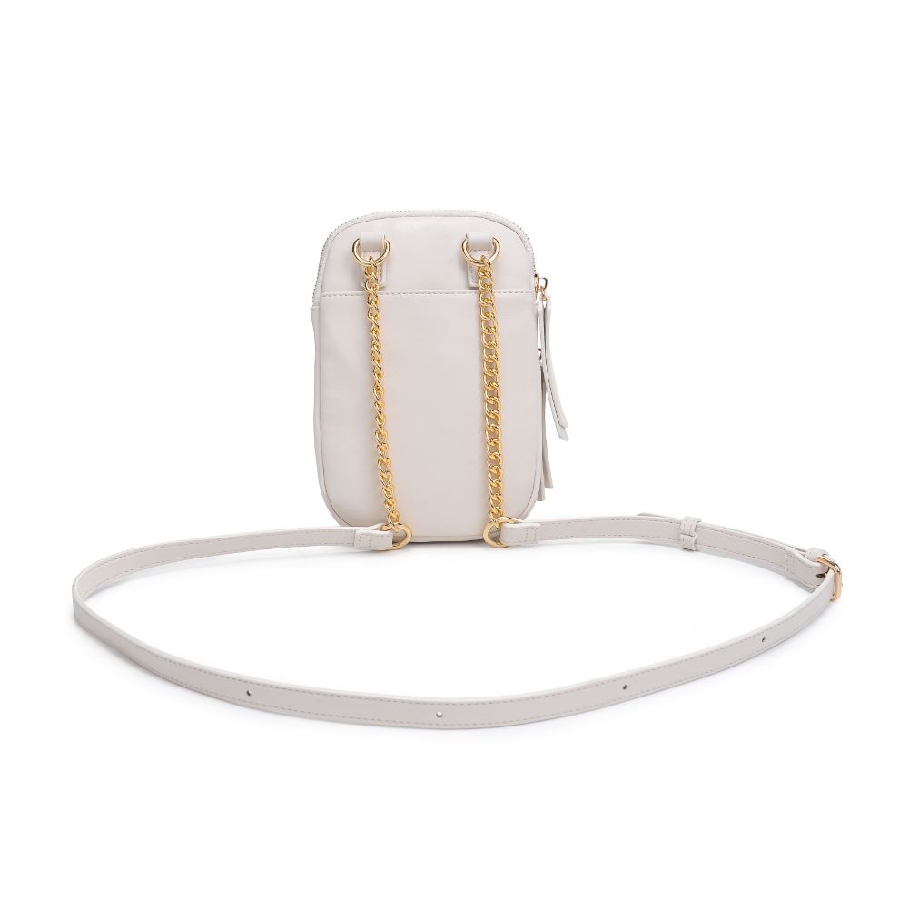 Woman wearing Ivory Moda Luxe Chantal Crossbody 842017131465 View 7 | Ivory