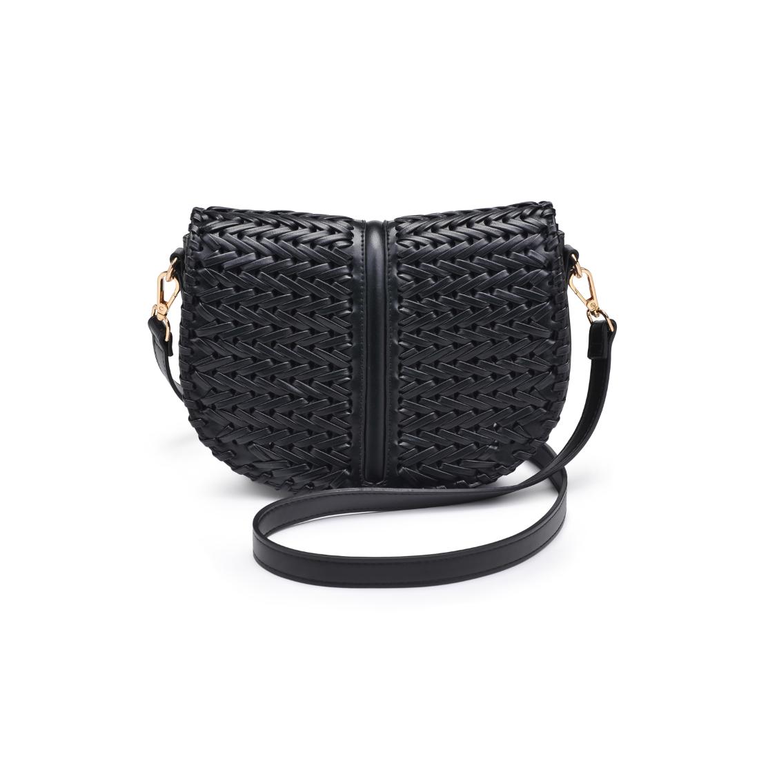 Woman wearing Black Moda Luxe Cecillia Crossbody 842017137689 View 5 | Black