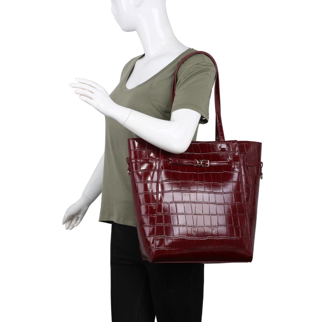 Product Image of Moda Luxe Athena Bucket 842017139836 View 5 | Wine