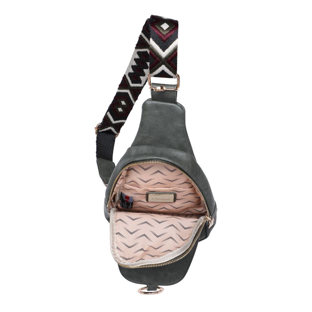 Moda Luxe Regina Sling Backpack 842017130253 View 8 | Olive