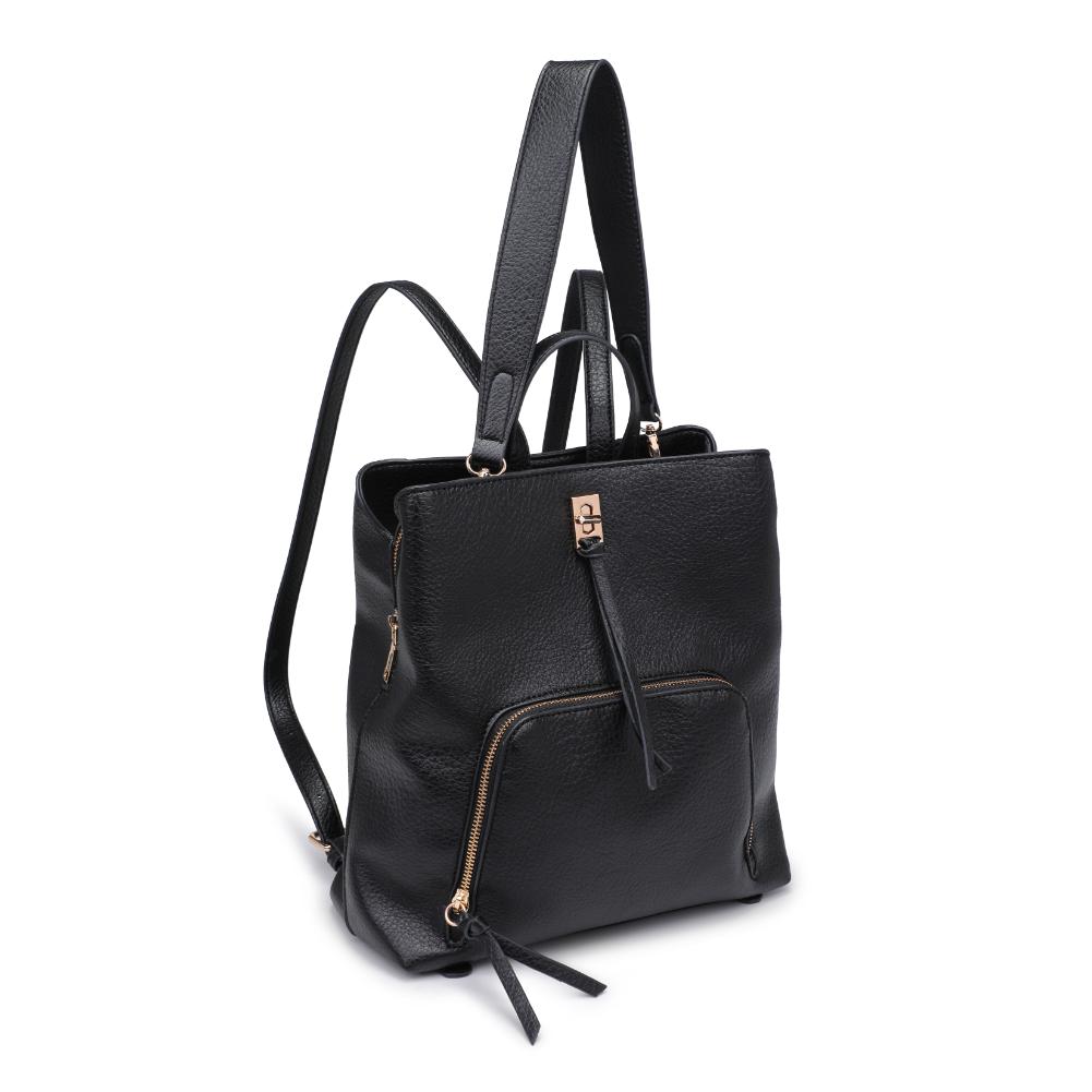 Product Image of Moda Luxe Genevieve Backpack 842017136071 View 6 | Black