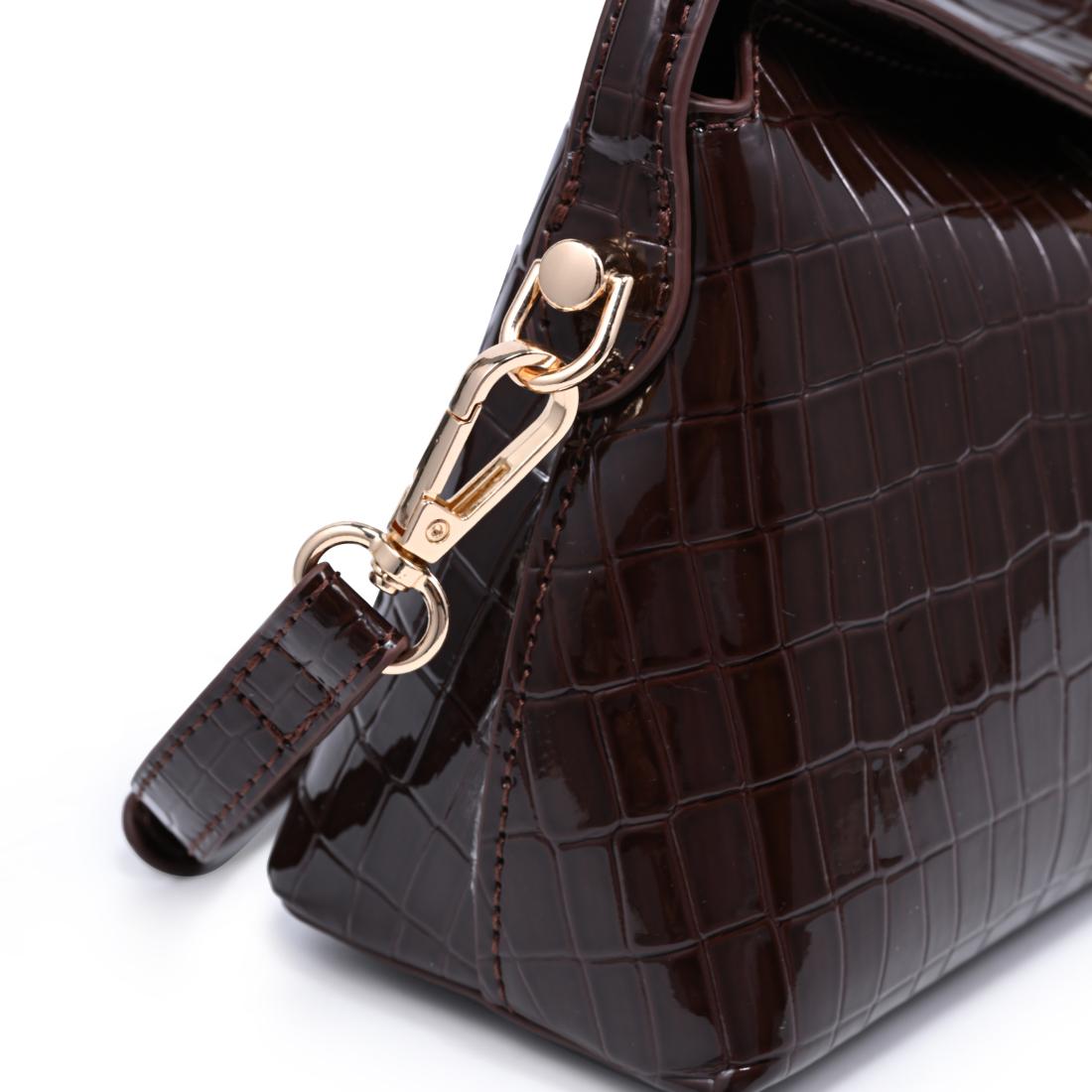 Moda Luxe Katerina - Croco Crossbody 842017143161 View 8 | Chocolate