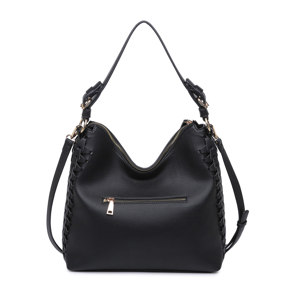 Product Image of Moda Luxe Stephanie Hobo 842017119739 View 3 | Black