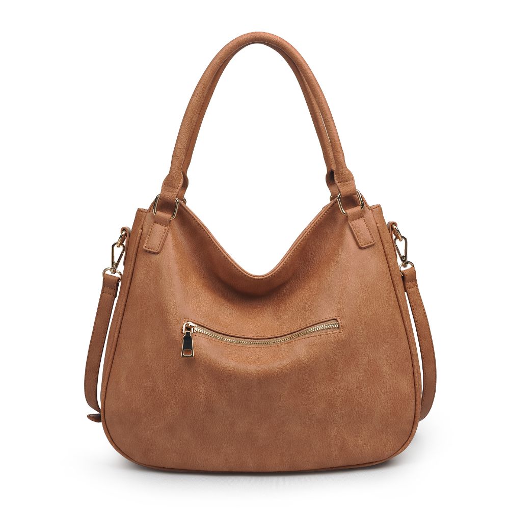 Product Image of Moda Luxe Angelica Satchel 842017123880 View 3 | Tan