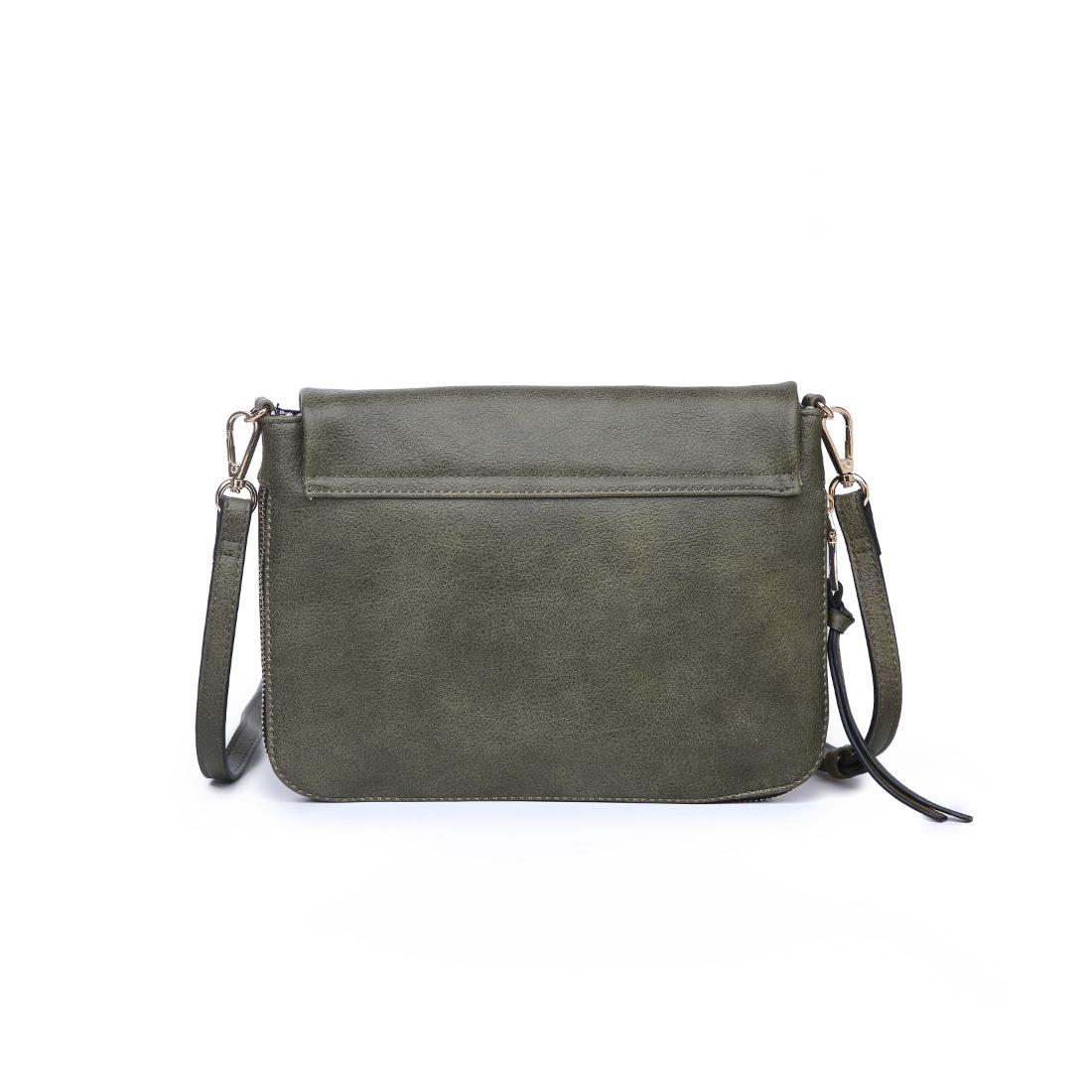 Product Image of Moda Luxe Easy Foldover Crossbody 842017109839 View 2 | Olive
