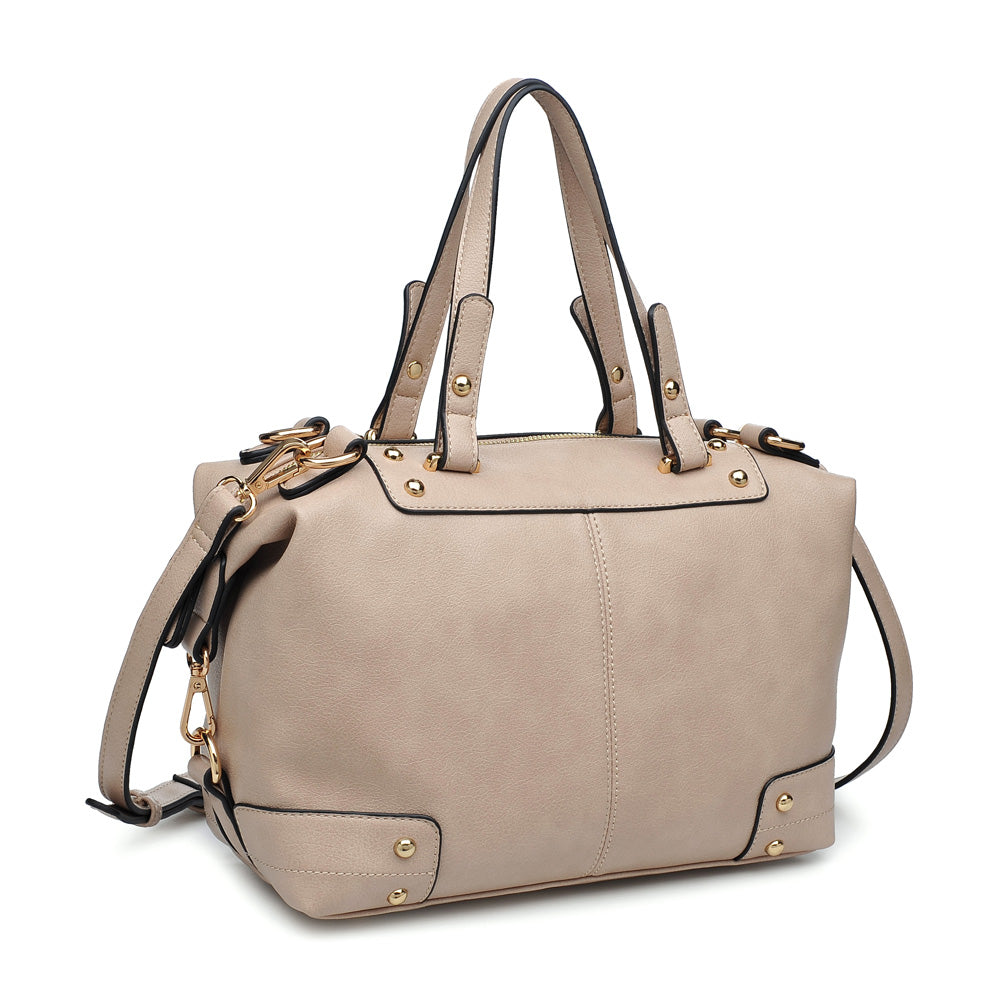 Product Image of Moda Luxe Broadway Patina Satchel 842017117322 View 2 | Blush