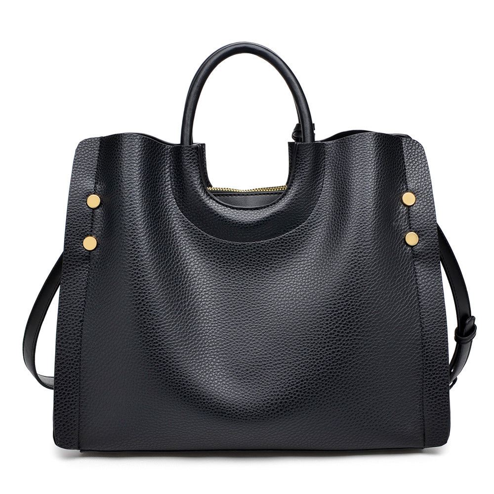 Product Image of Moda Luxe Ryder Tote 842017112709 View 3 | Black