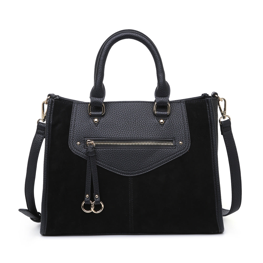Product Image of Moda Luxe Bridgette Satchel 842017119654 View 1 | Black