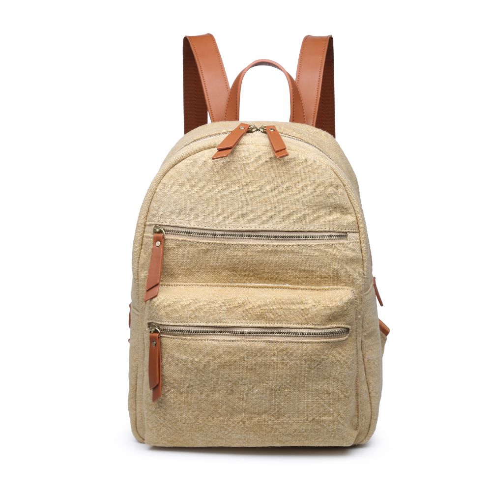 Product Image of Moda Luxe Panama Backpack 842017124528 View 1 | Natural