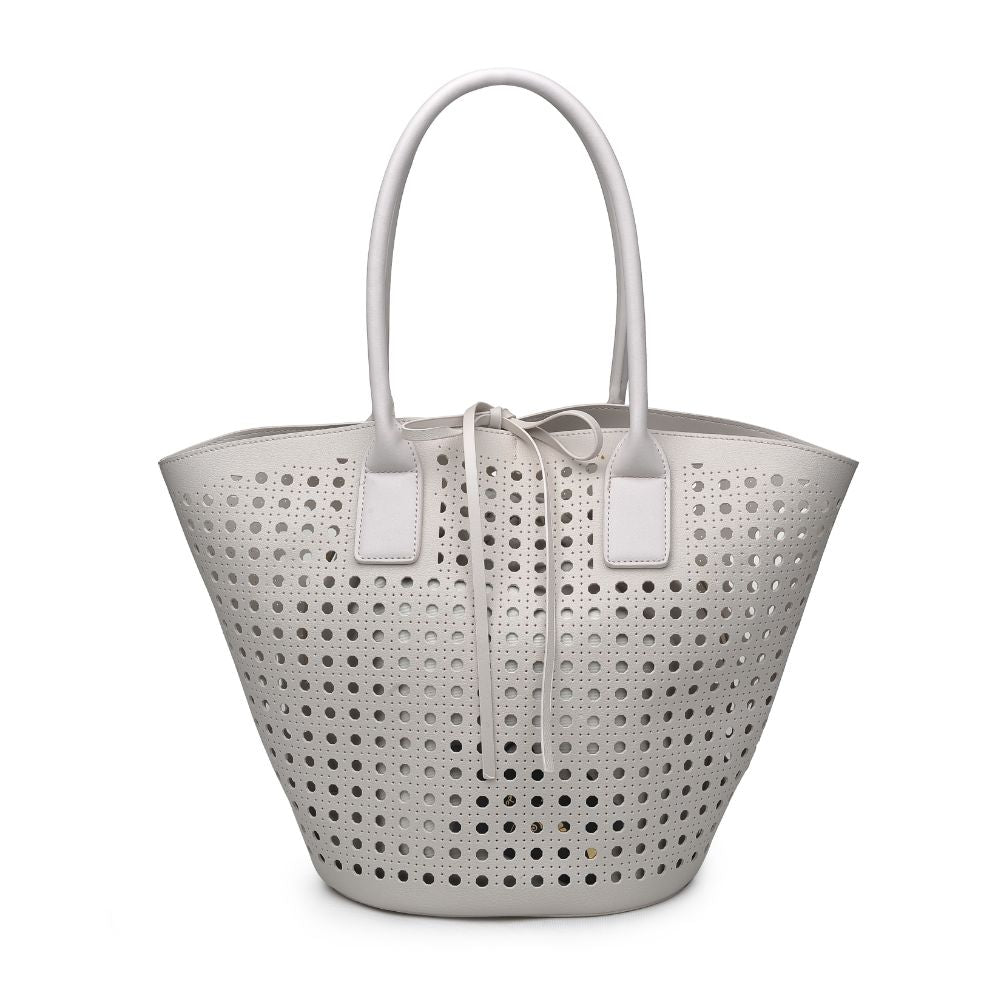 Product Image of Moda Luxe Palmas Tote 842017123767 View 5 | Ivory