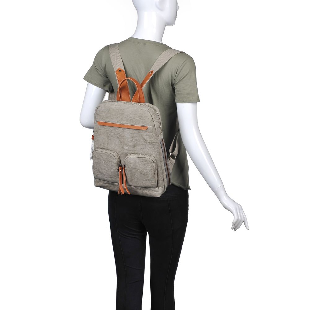 Product Image of Moda Luxe Tulum Backpack 842017124832 View 5 | Stone