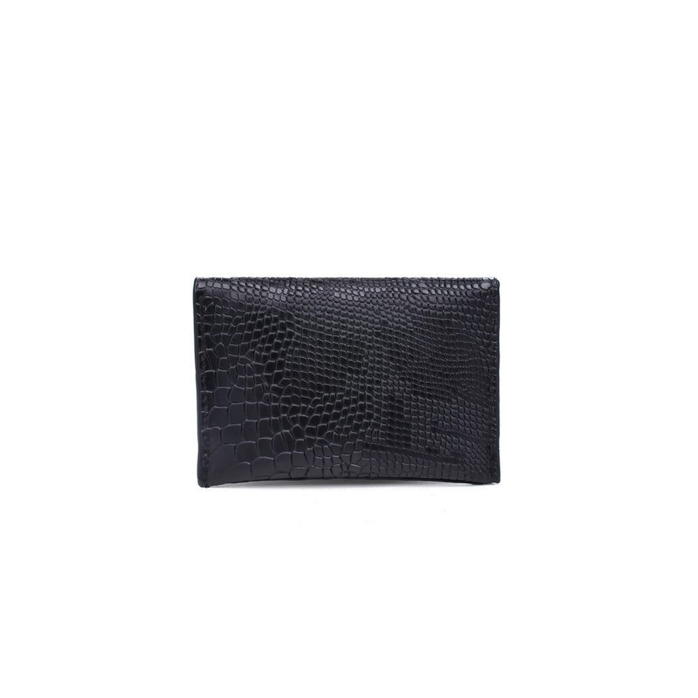 Product Image of Moda Luxe Elle Python Wallet 842017119890 View 3 | Black