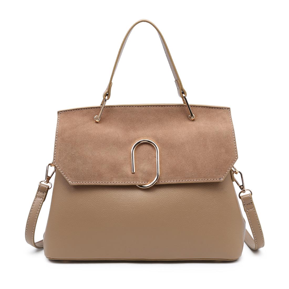 Moda Luxe Nico Satchel 842017143413 View 5 | Mushroom