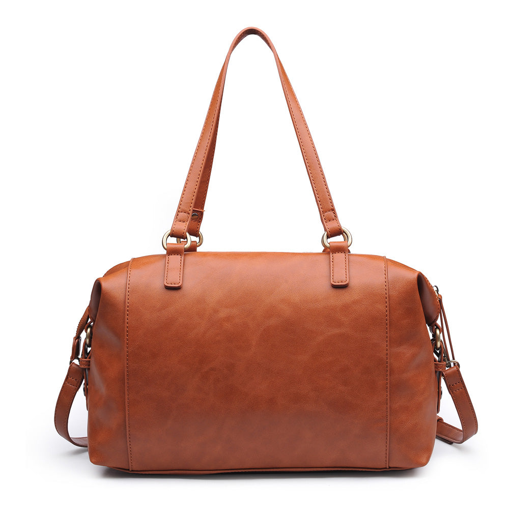 Product Image of Moda Luxe Annette Satchel 842017118299 View 3 | Tan