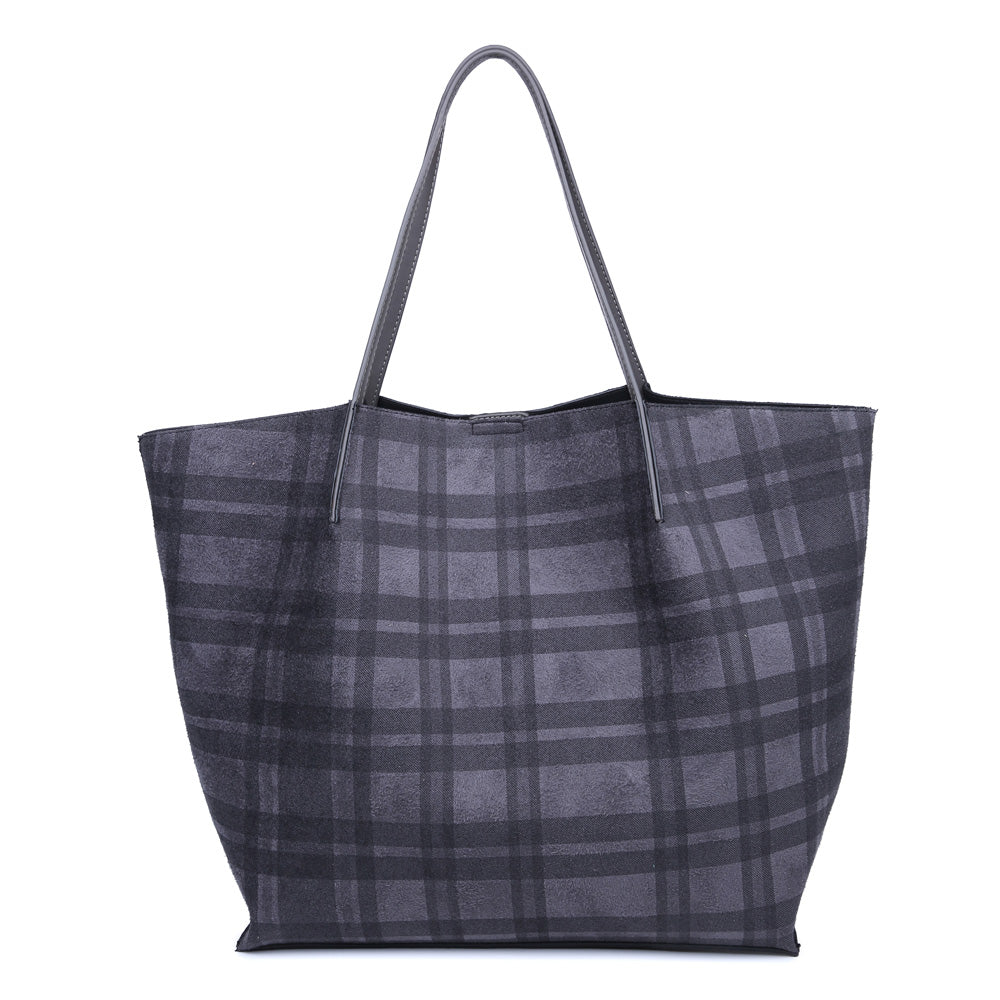 Product Image of Product Image of Moda Luxe Cambridge Tote 842017116424 View 3 | Charcoal